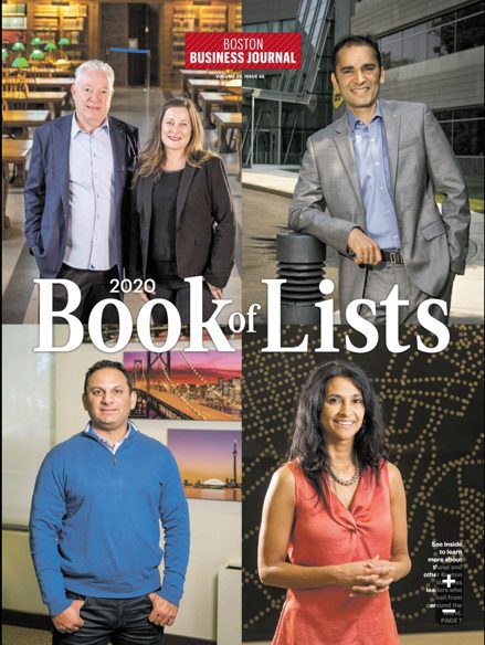 Cover of Boston Business Journal Book of Lists 2020