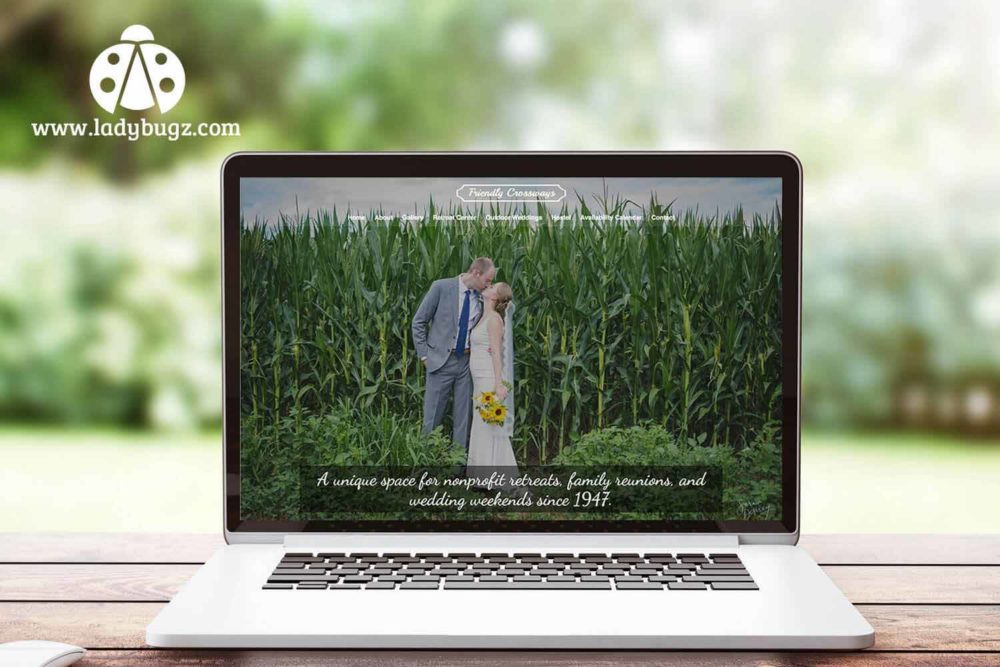 Wedding Website Design, Boston MA Example