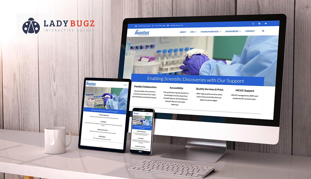 Biotechnology Website Design Example