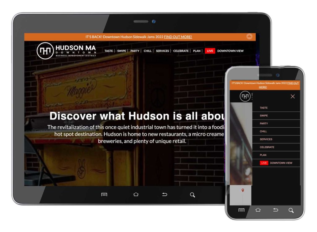 Discover Hudson MA Website