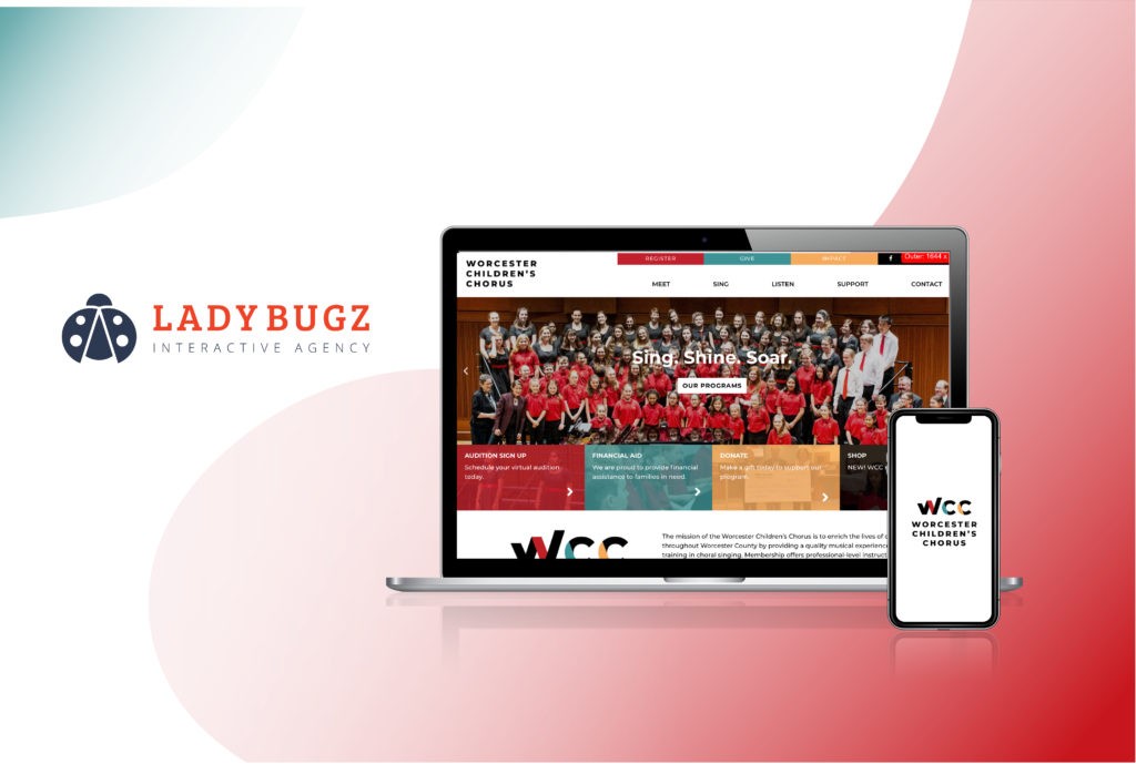Chorus Website Design Example Image