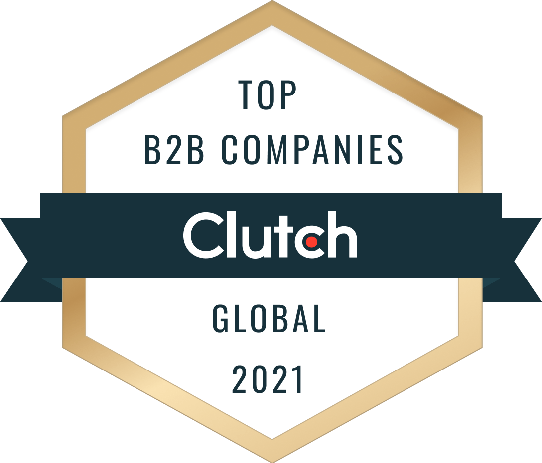 b2b web design agency clutch top global 2021 award