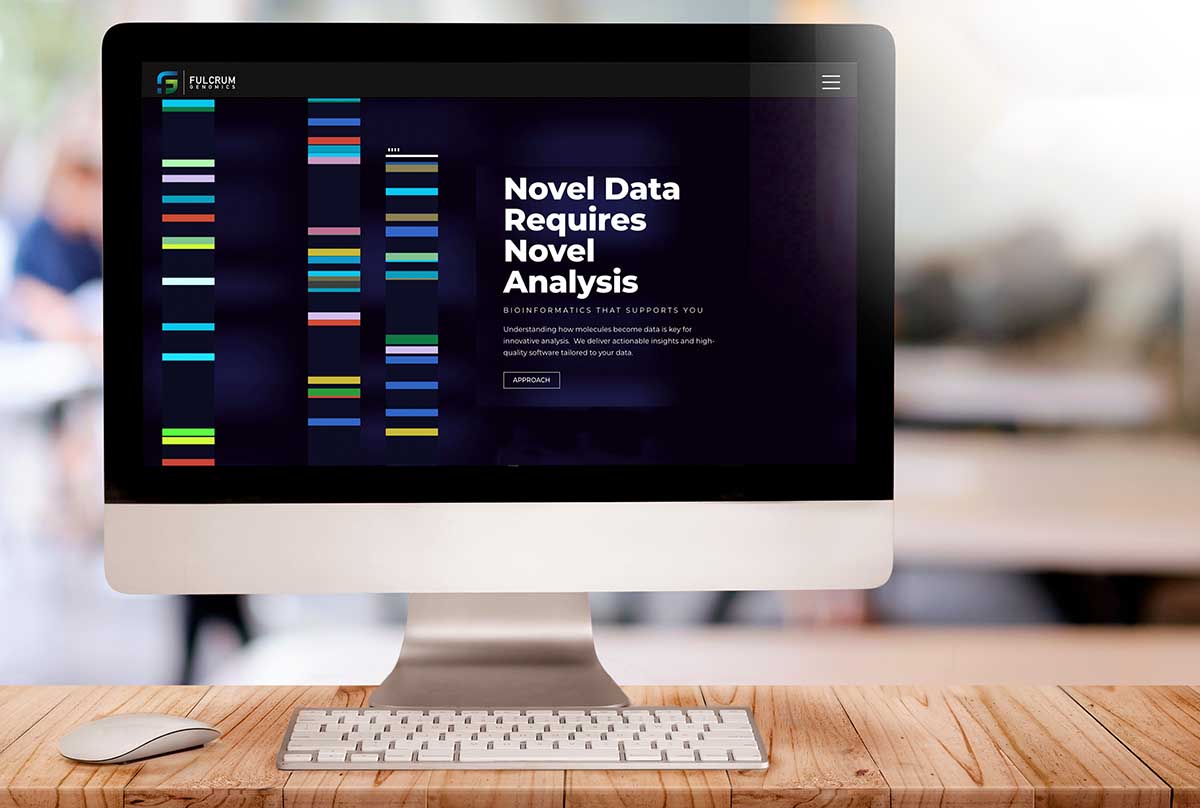 genomics biotech website example