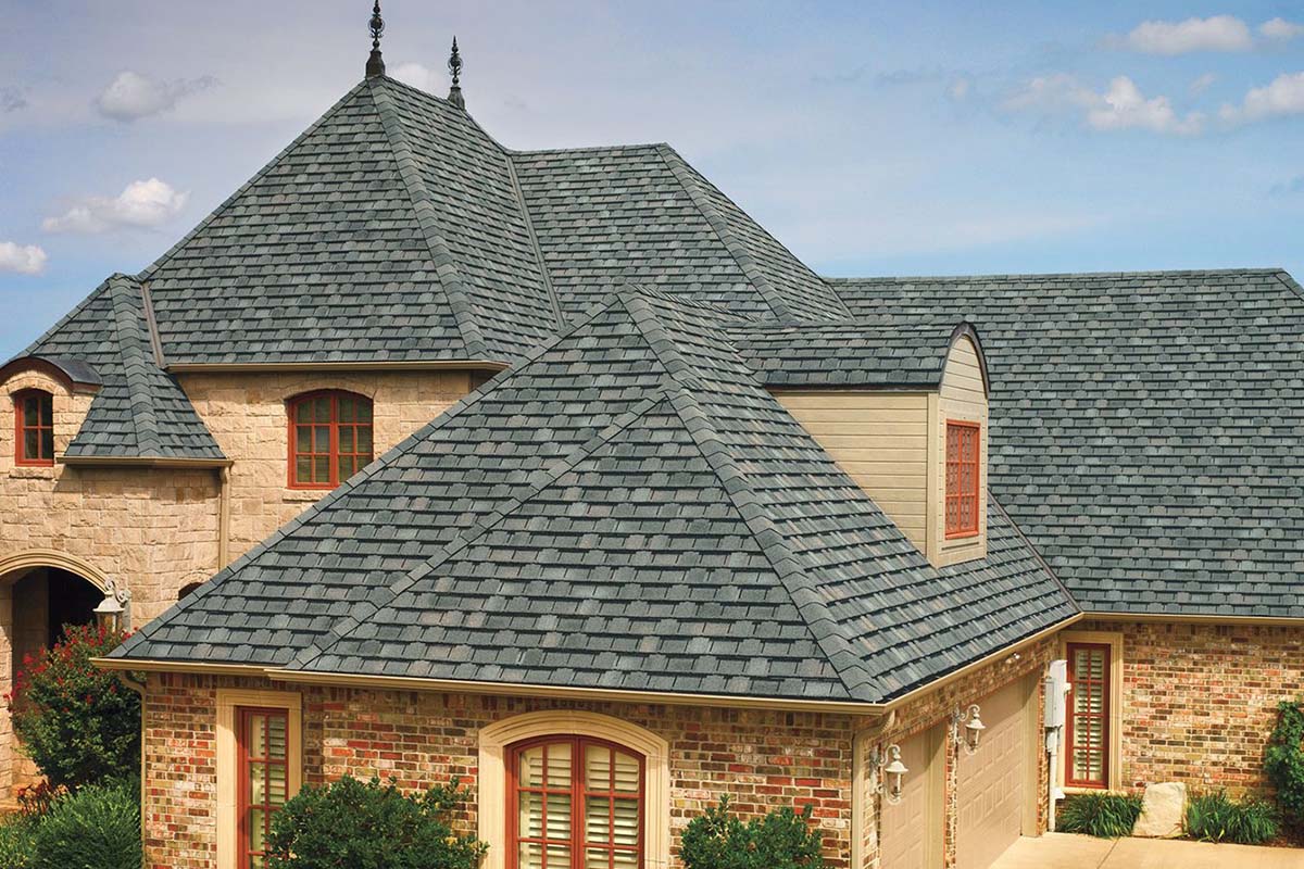 GAF Camelot Williamsburg Slate Roofing Image