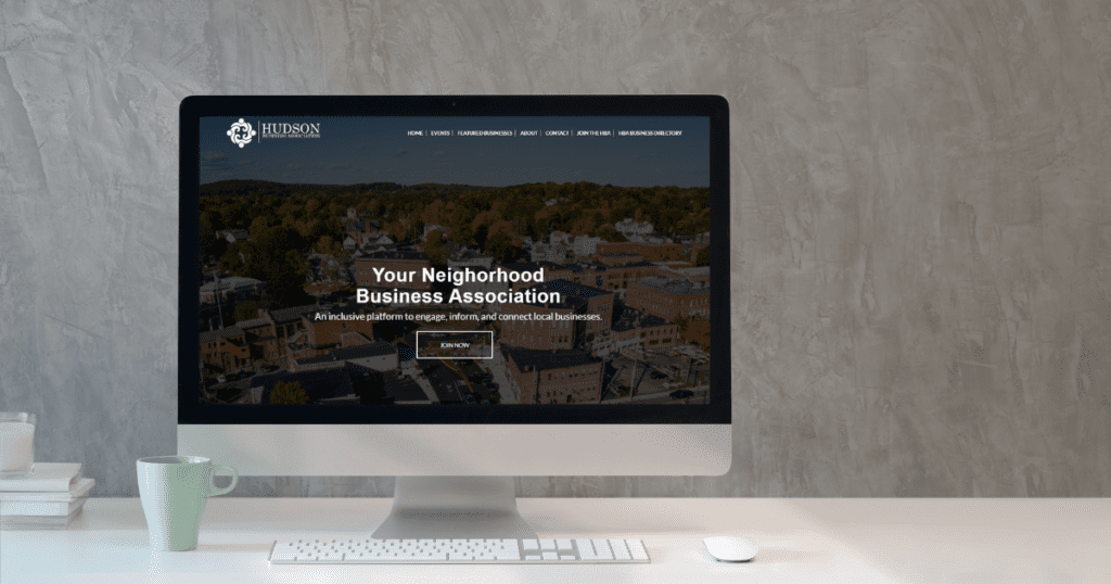 Local business association website design Hudson MA Image