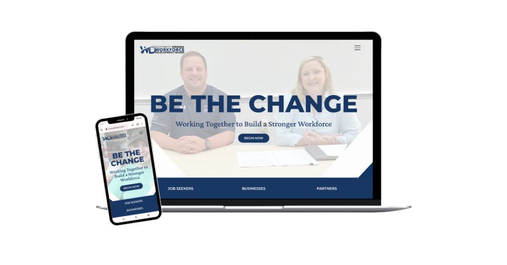 Southwest Virginia Workforce Development Board website design