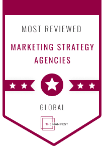 Best Marketing Strategy Companies Badge from the Manifest for Ladybugz Interactive