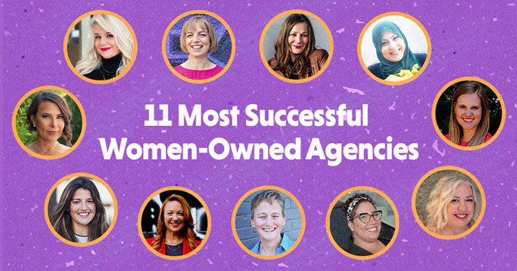 Successful women owned digital agencies graphic