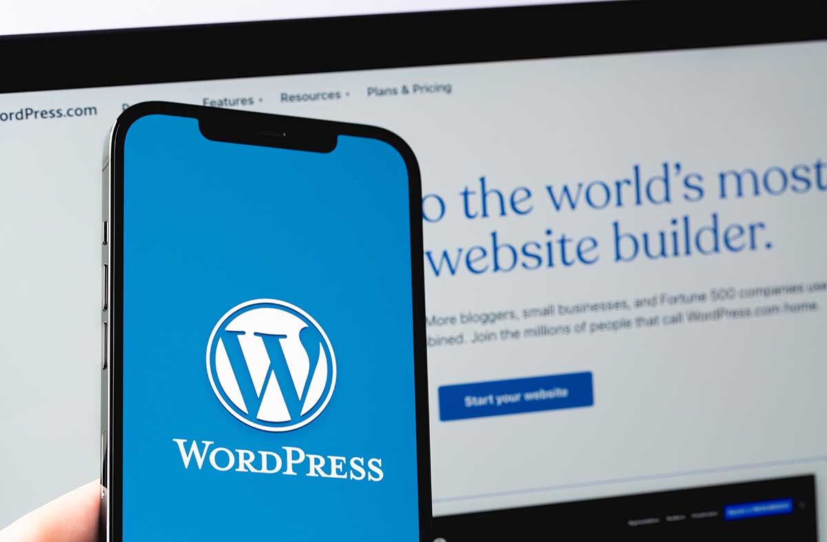 WordPress Platform Logo and Website