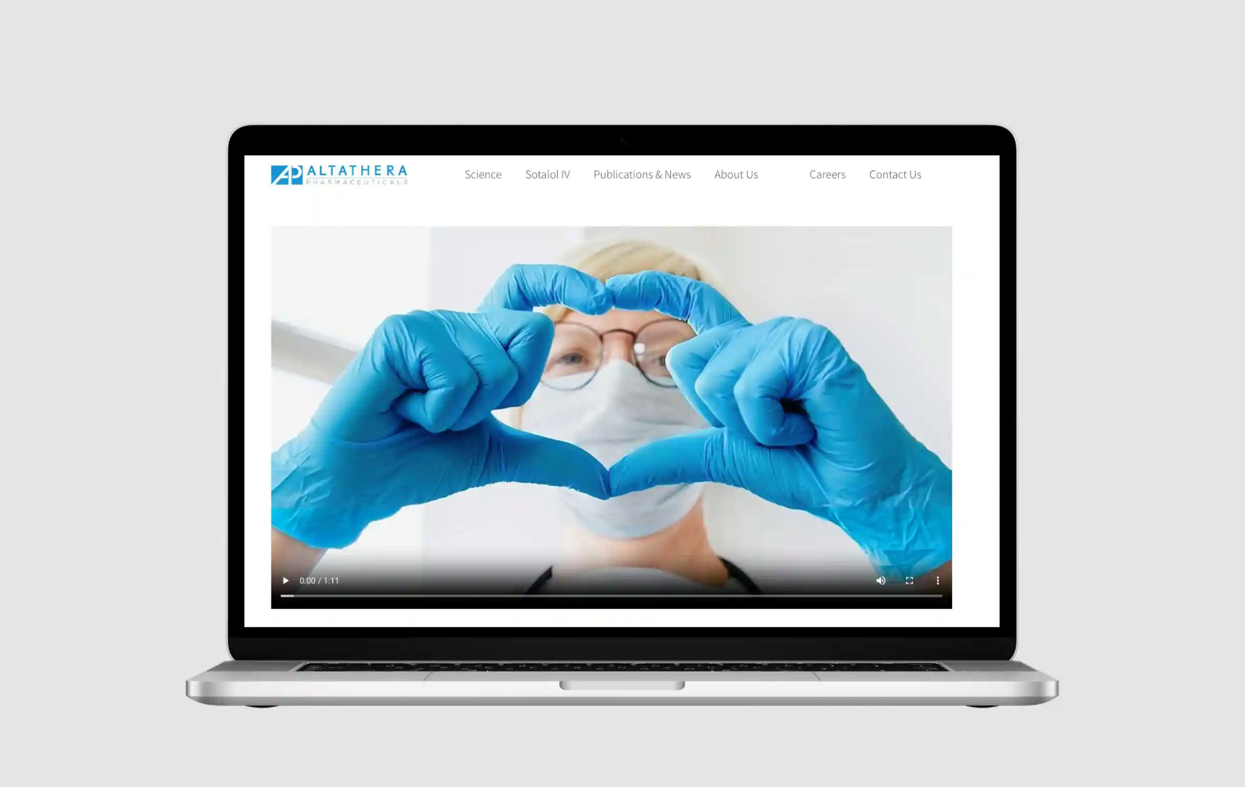 Pharmaceutical website redesign in Chicago