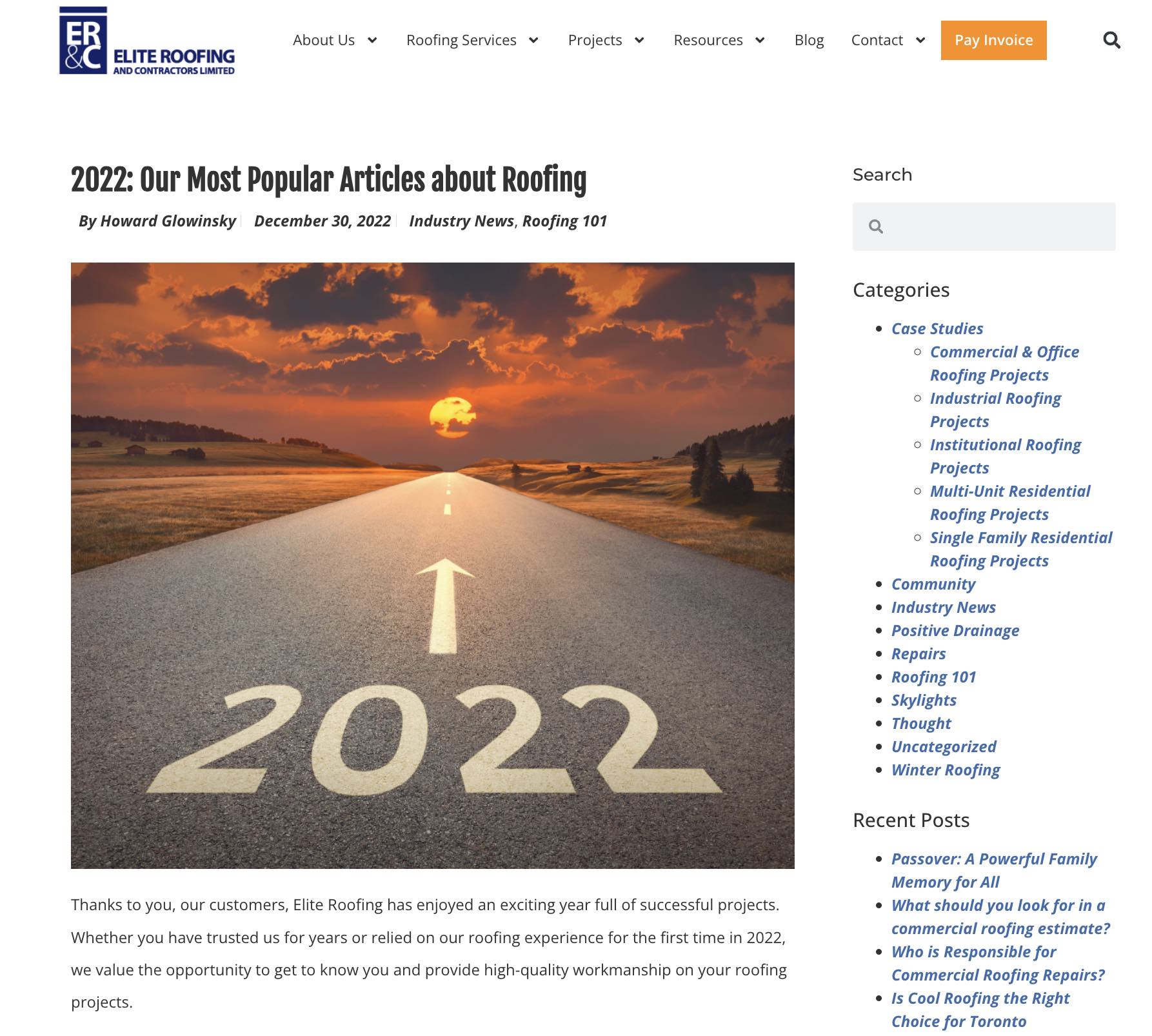 Elite Roofing's Most Popular Articles about Roofing in 2022.