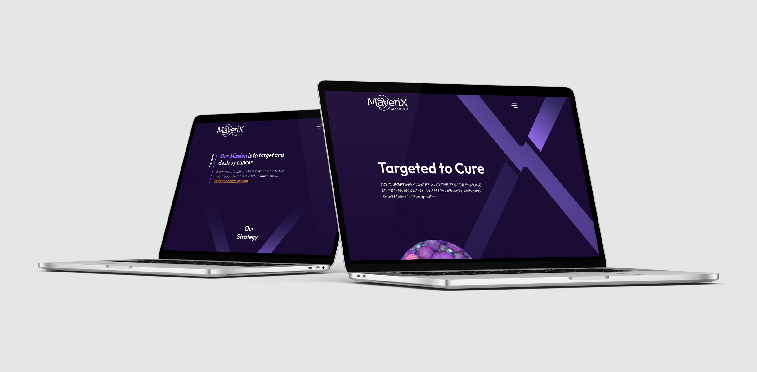 MaveriX Oncology in Palo Alto Website Example.