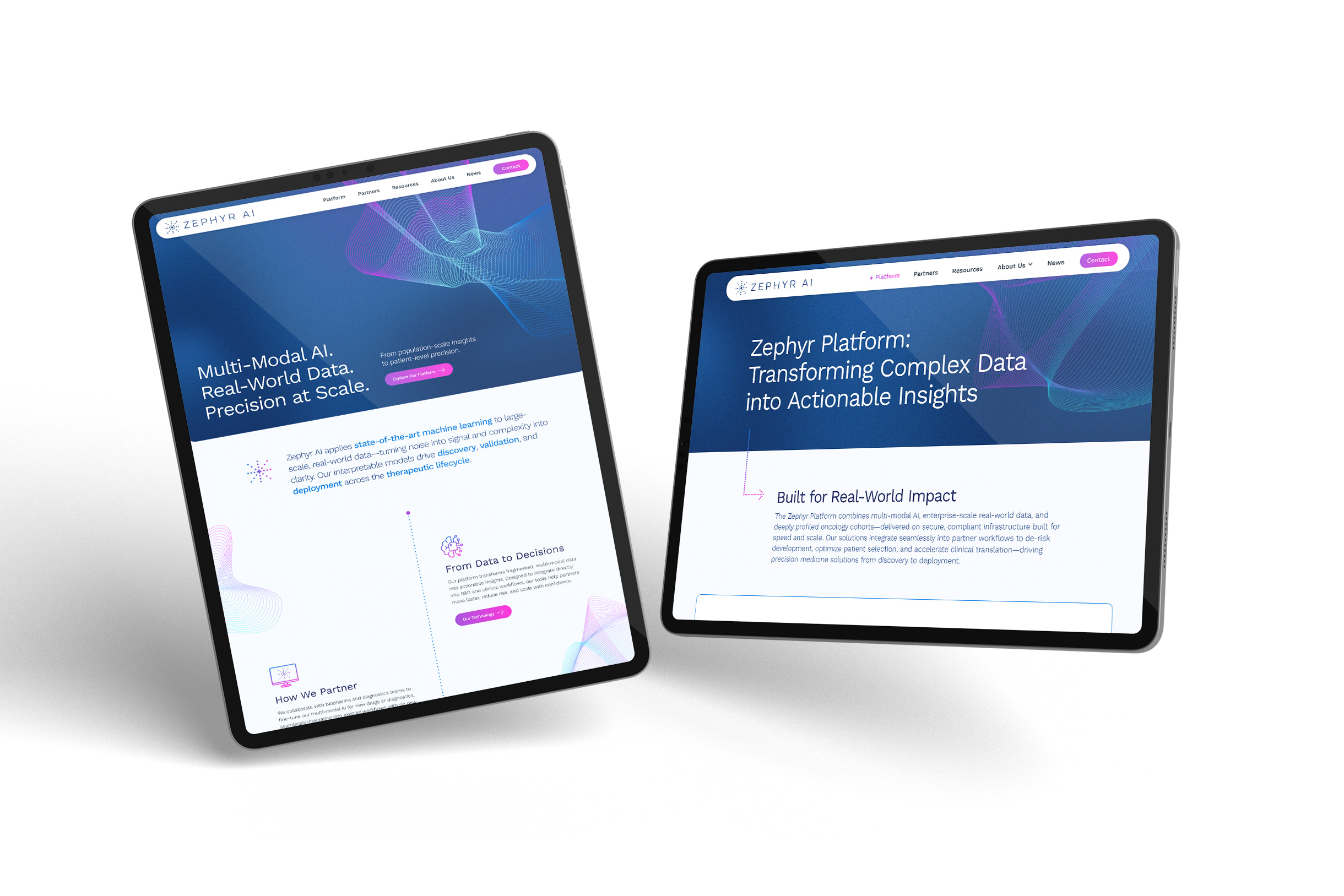 Zephyr AI Website Example