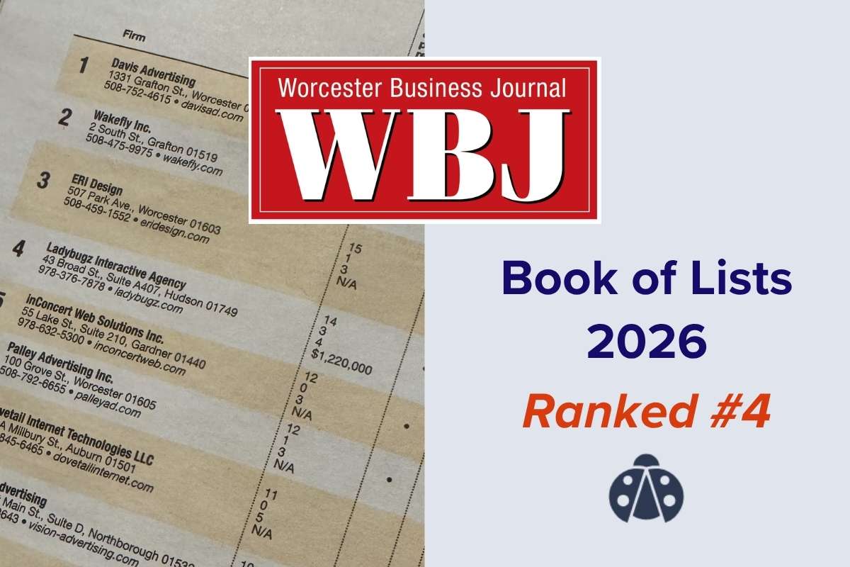 Named A Top Worcester Web Design and Marketing Agency.