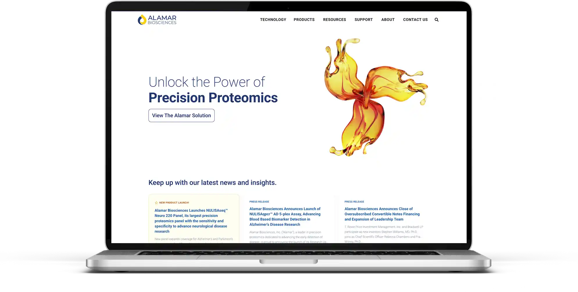 alamar bio web development support knowledgebase