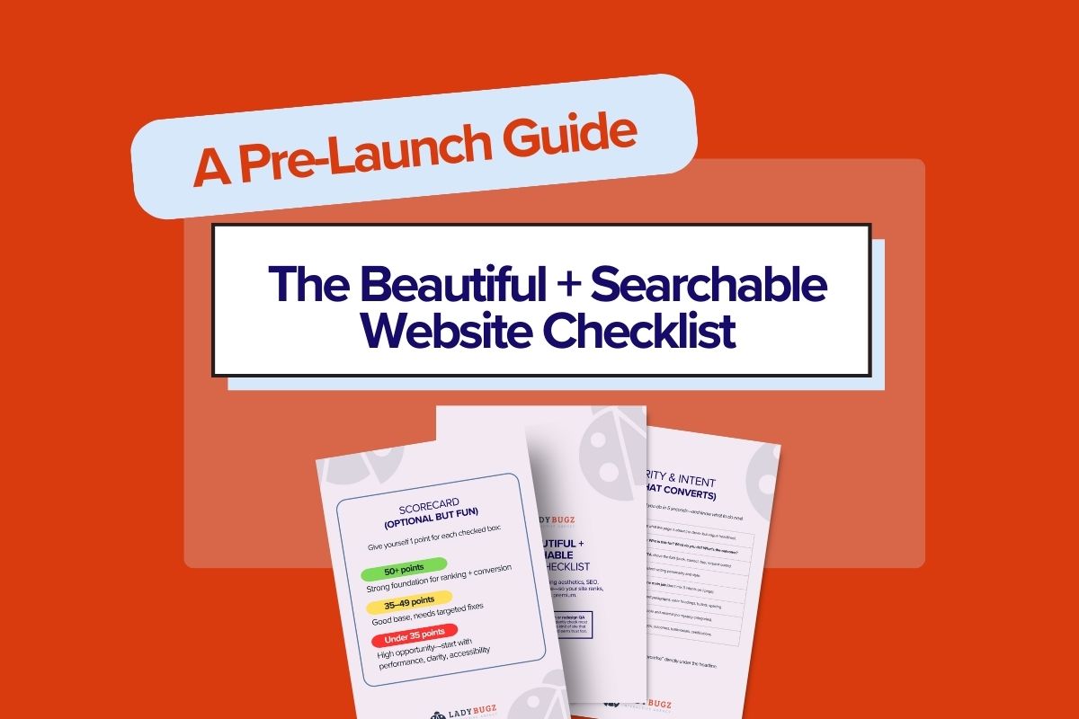 The Beautiful + Searchable Website Checklist Feature Image