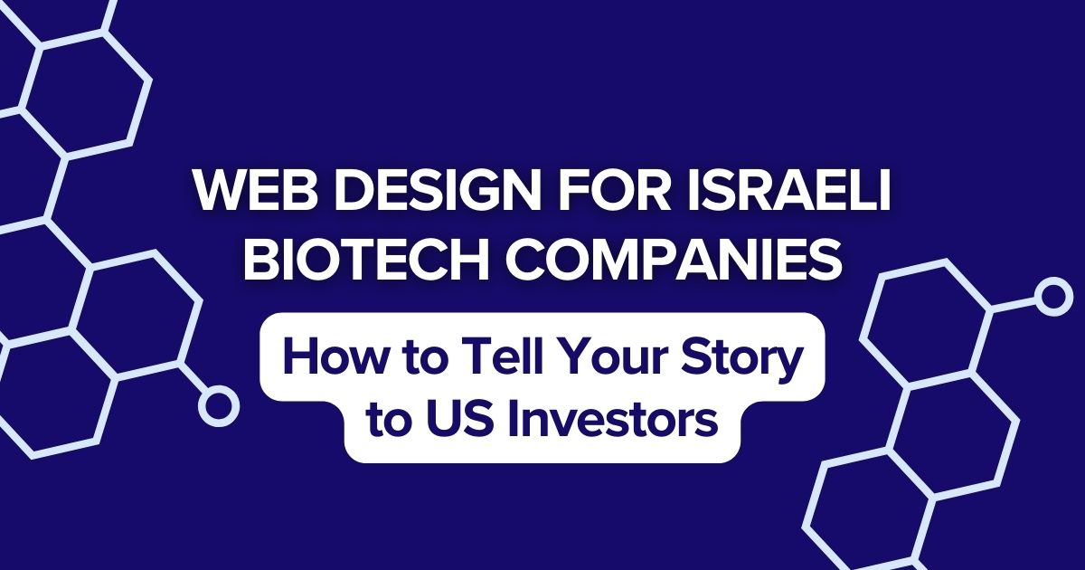 Web Design for Israeli Biotech Companies.