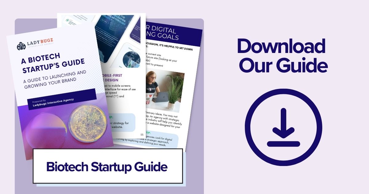 Biotech Startup Digital Launch Playbook Guide Download Image