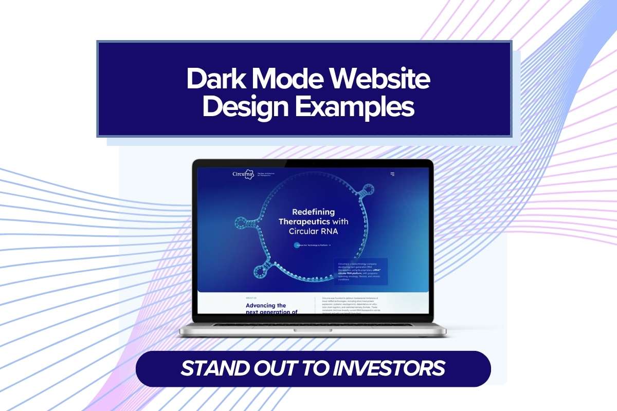 Dark Mode Website Scheme Examples.