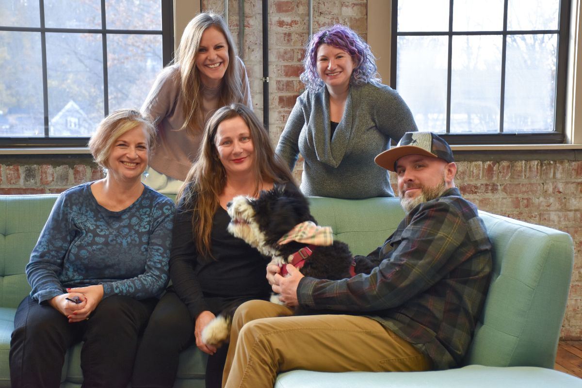 ladybugz office group photo.
