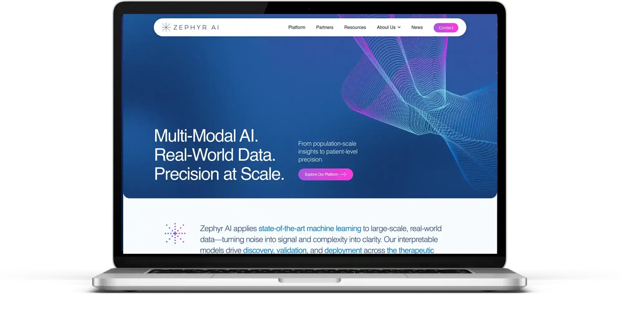 Zephyr AI is an AI-driven precision medicine company in North Carolina.