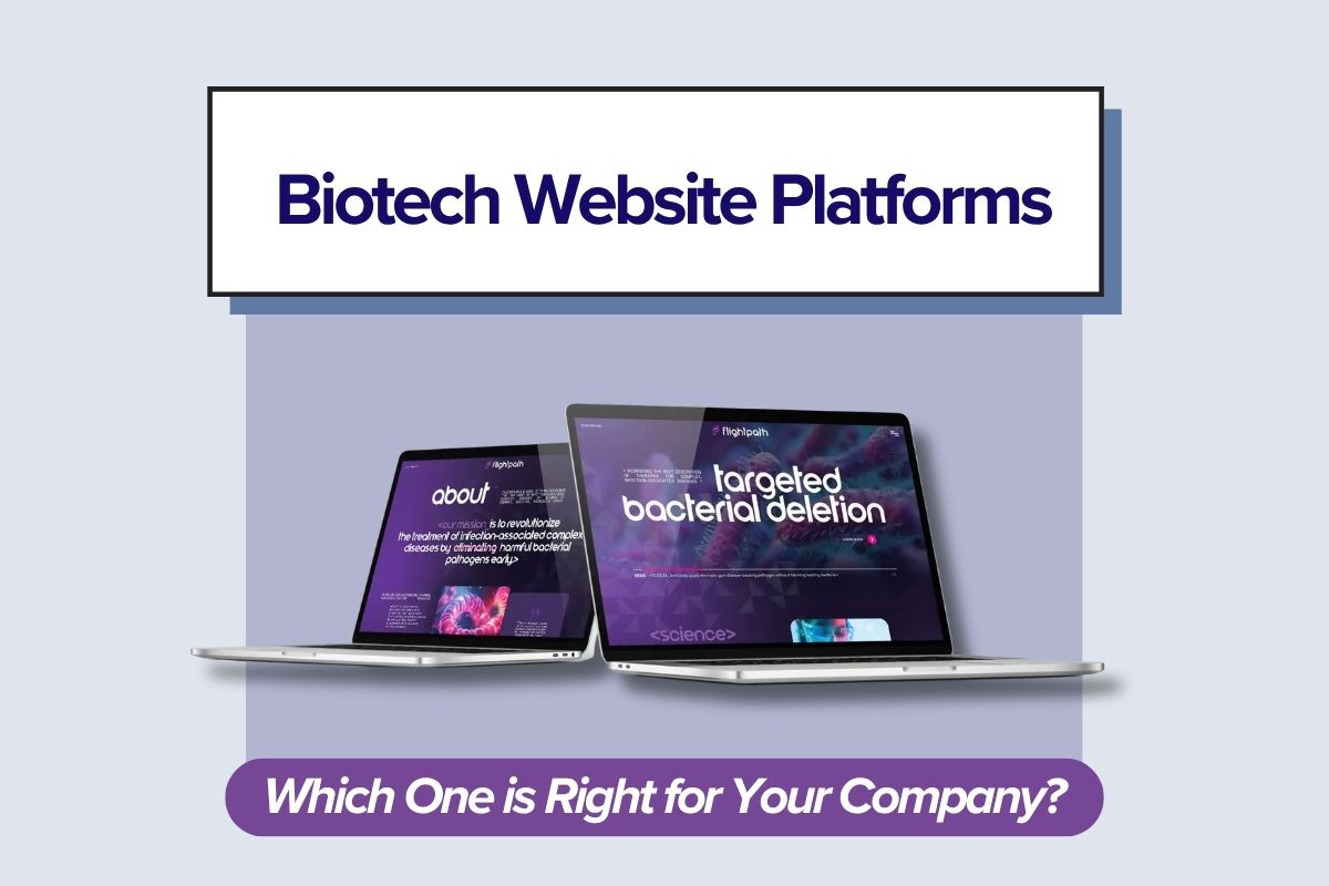 Biotech Website Platforms Which One is Right for Your Company