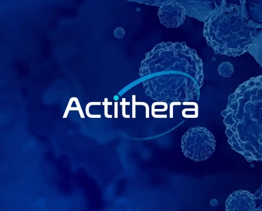 Featured Image for Cambridge Biotech website promotion, blue with light blue cells.